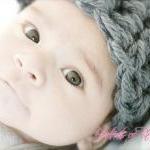 Chunky button beanie