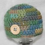 Chunky button beanie