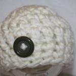 Chunky button beanie