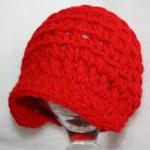 Crochet newsboy hat