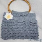 Crochet Ruffle Purse