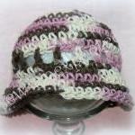 Crotchet cotton baby sunhat