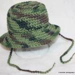Crotchet cotton baby sunhat