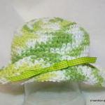 Crotchet cotton baby sunhat