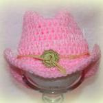 Crochet baby cowboy hat