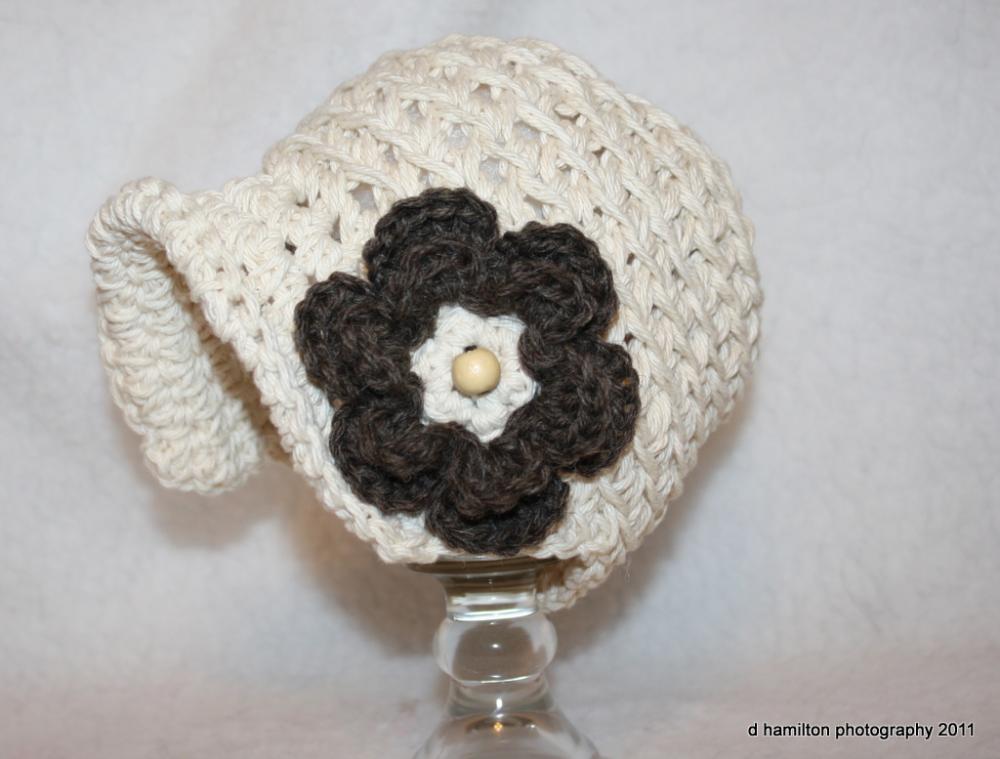Crochet newsboy hat