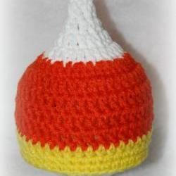 Candy corn beanie