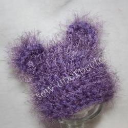 Fuzzy bear hat