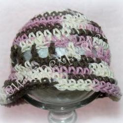 Crotchet cotton baby sunhat